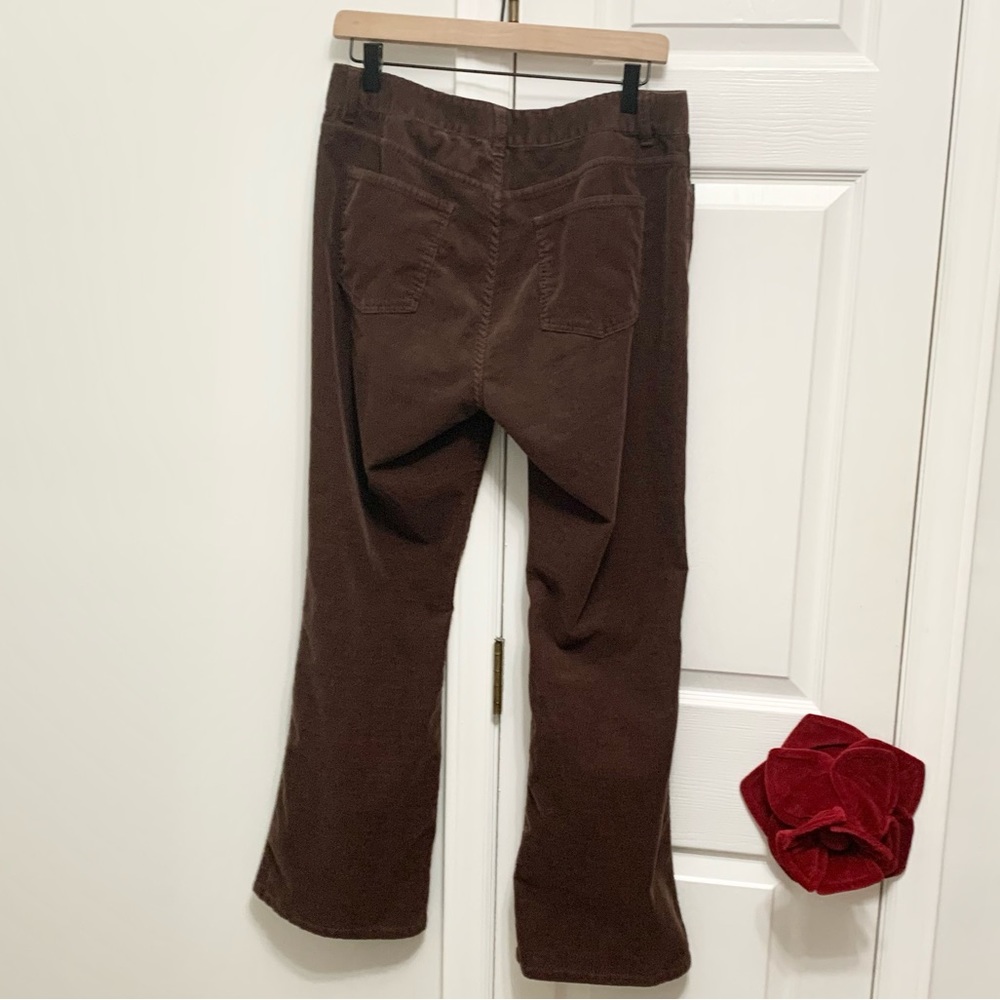 Talbots Curvy Bootcut Corduroys Brown 10
